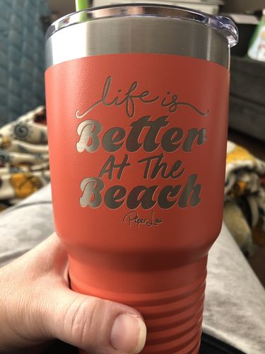 Customer photo review of Personalized (CUSTOM) Laser Etched Tumbler