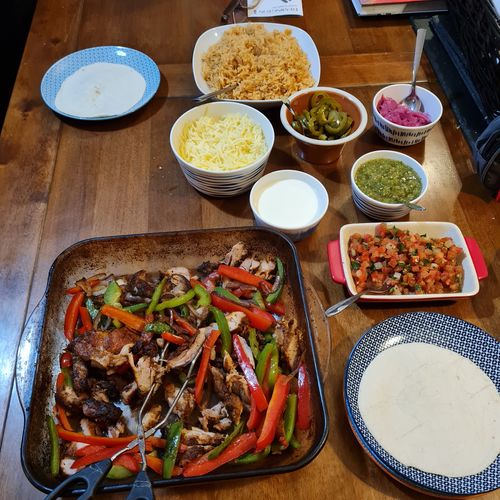 Customer photo review of Boojum Chicken Fajita Meal Kit For 4 People