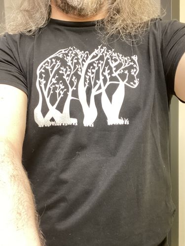 Customer photo review of BÄR ÄSTE - BIO  - Herren Premium Organic Shirt
