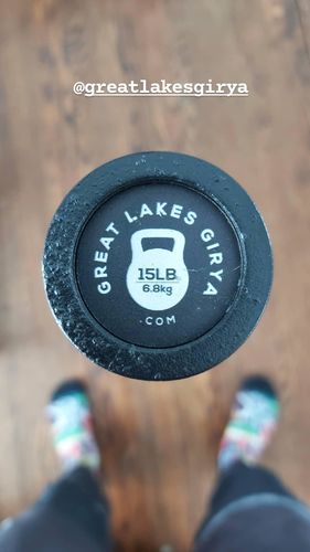 Customer photo review of 15lb Steel Mace a.k.a Macebell