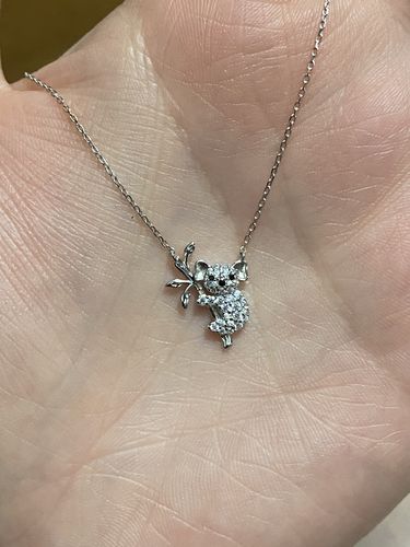Customer photo review of Koala Candle - 925 Sterling Silver Koala Necklace Collection