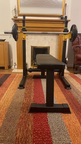 Customer photo review of PREMIUM MULTIFUNCIONALL BARBELL RACK STR18