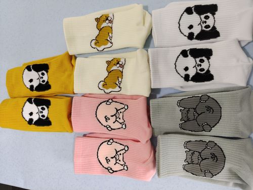 Customer photo review of Witty Socks™ Pipi Collection | Handmade