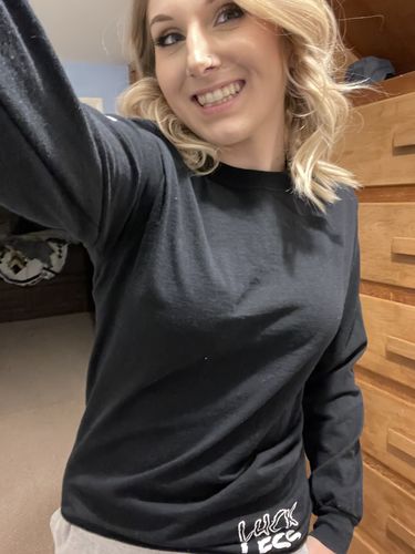 Customer photo review of AB Buckle Up Buttercup Long Sleeve