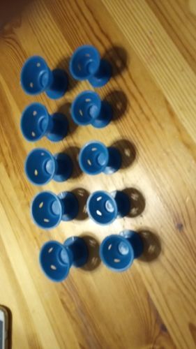Customer photo review of Set of 10 Heatless Hair Curlers