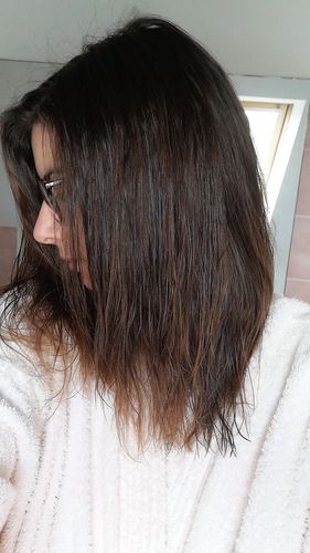 Customer photo review of KIT DE LISSAGE BRÉSILIEN