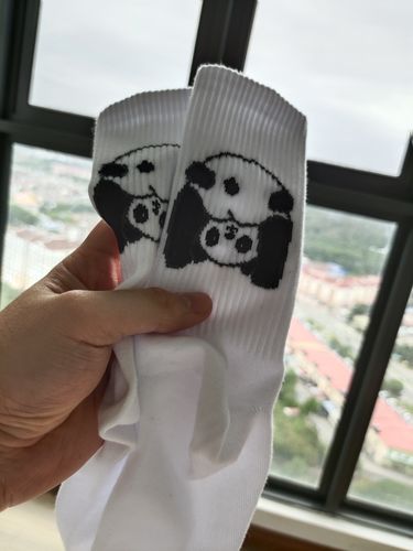 Customer photo review of Witty Socks™ Pipi Collection | Handmade