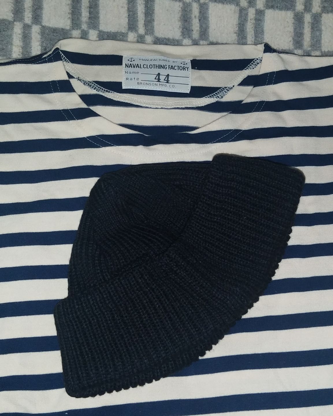 Customer photo review of Breton Stripe Long Sleeve T-Shirt