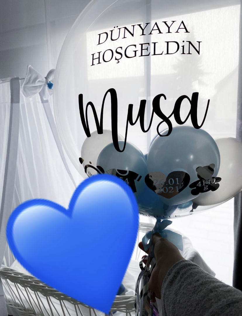 Customer photo review of Welcome to the World Baby Designer Ballon