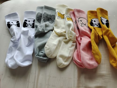 Customer photo review of Witty Socks™ Pipi Collection | Handmade