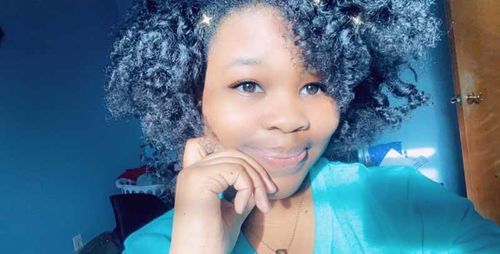 Customer photo review of Set of 10 Heatless Hair Curlers