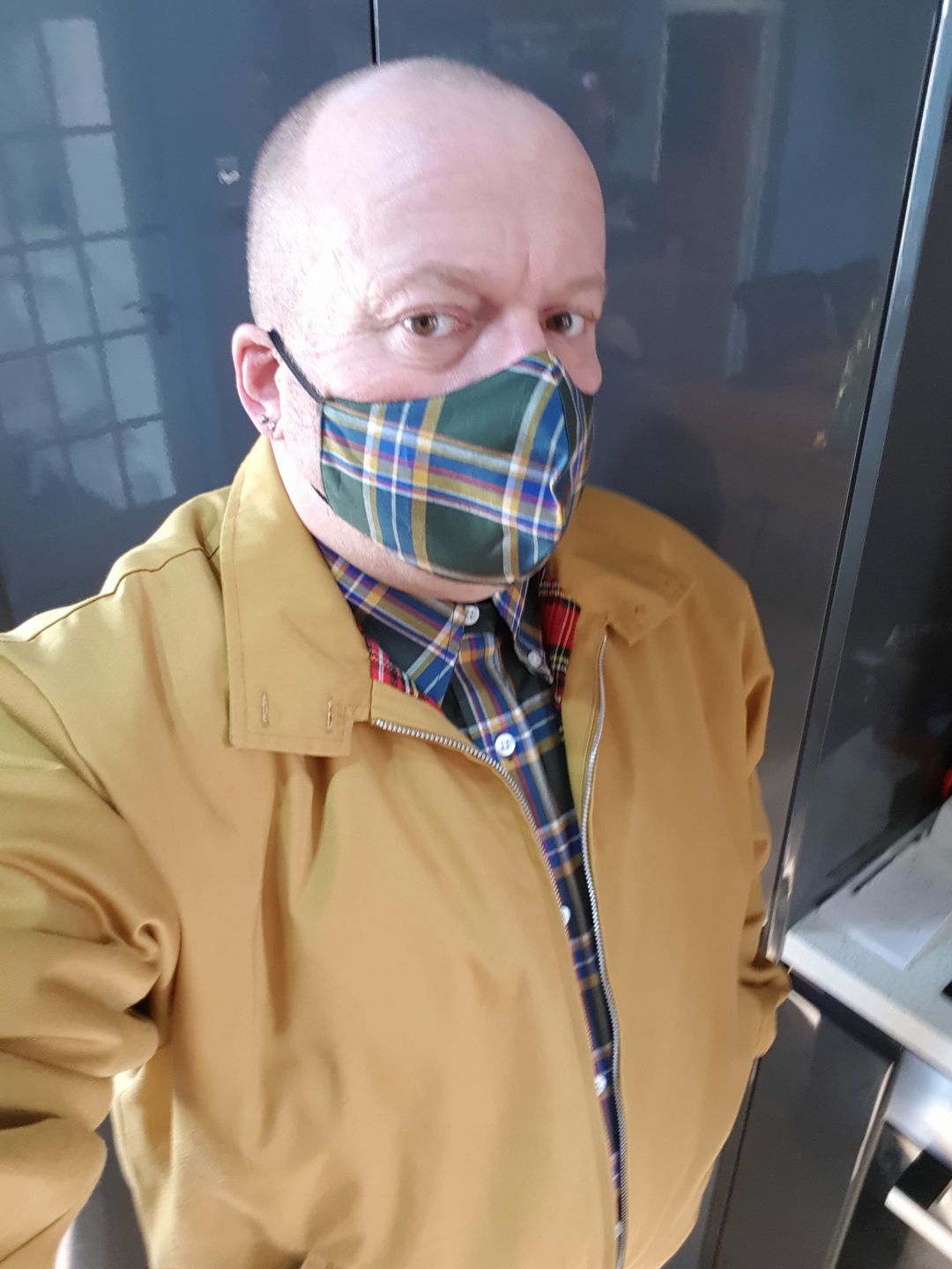 Customer photo review of **NEW**  Harrington Jacket - MUSTARD