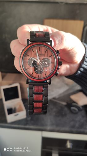 Customer photo review of Wood o'clock - Kastanie