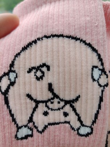 Customer photo review of Witty Socks™ Pipi Collection | Handmade