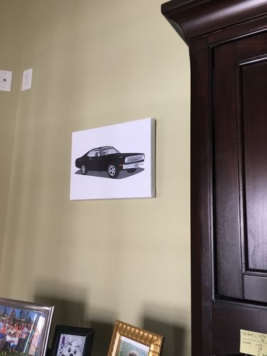 Customer photo review of Custom Car Portrait