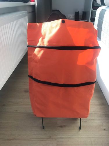 Customer photo review of Ihopvikbar shoppingbag med hjul