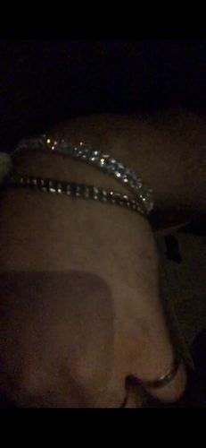 Customer photo review of CLASSIC TENNIS BRACELET