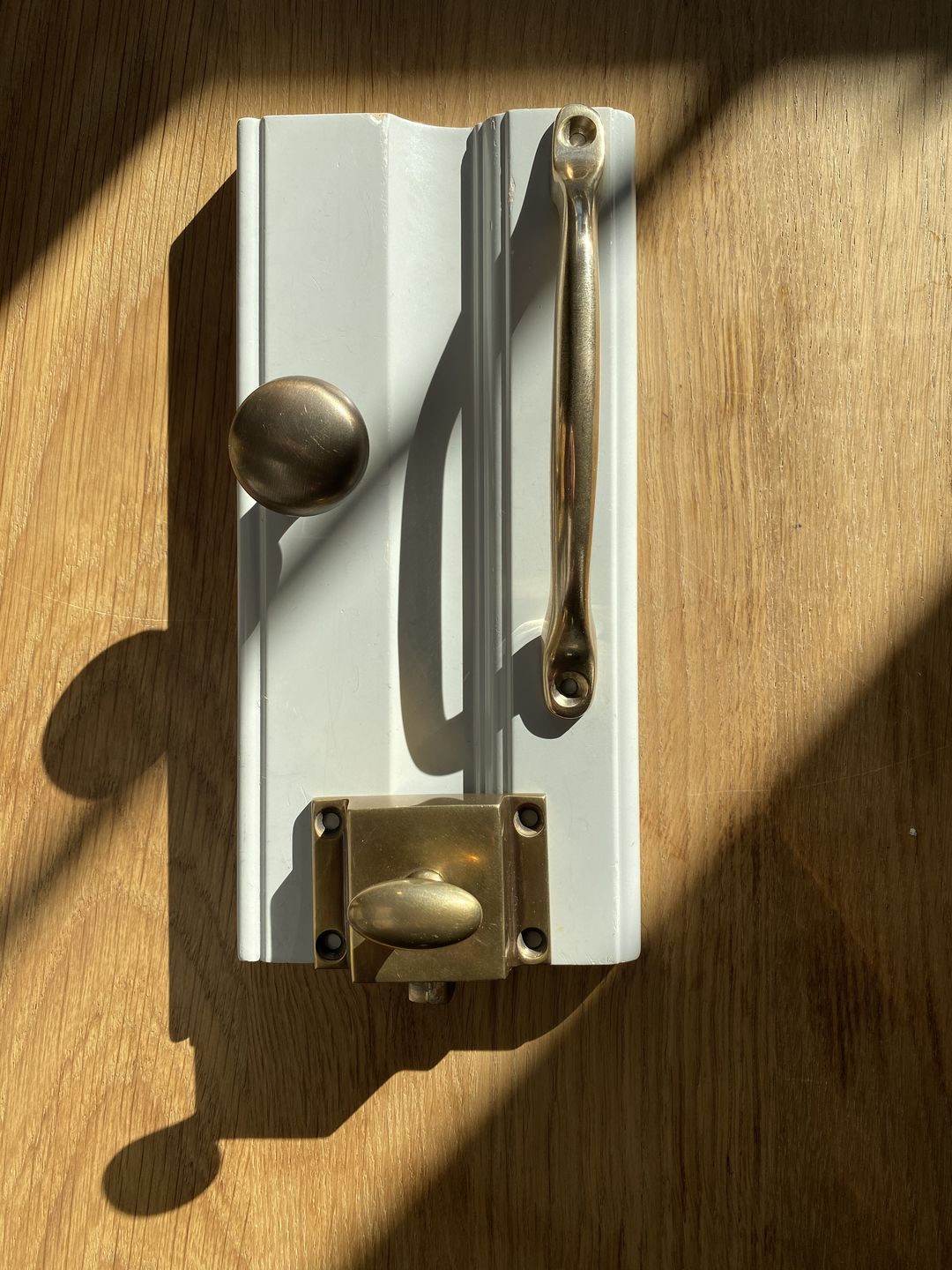 Customer photo review of Classic Aged Bronze Cupboard Handles