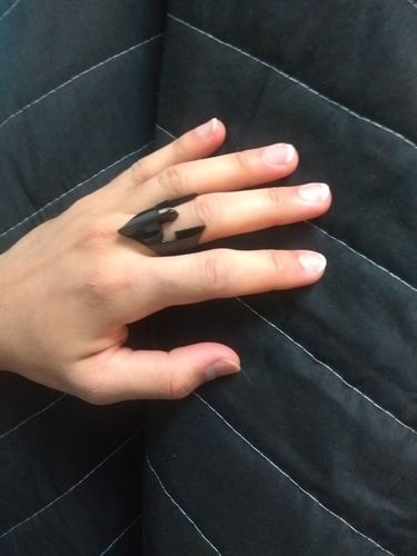 Customer photo review of BLACK SPARTAN HELMET RING