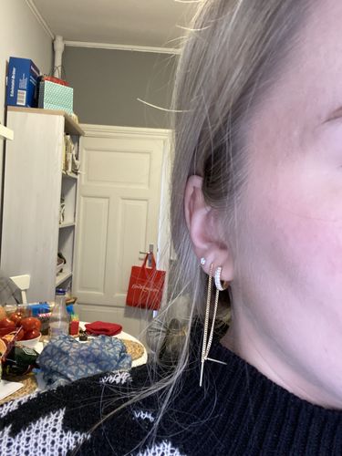 Customer photo review of Spaghetti Ohrring