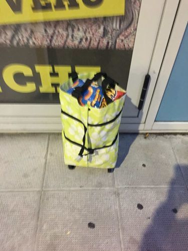 Customer photo review of Ihopvikbar shoppingbag med hjul