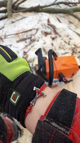 Customer photo review of HOLZBRÜDER® Armband "AXT" 925er Silber