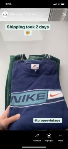Customer photo review of Vintage Nike T Shirt Size Small