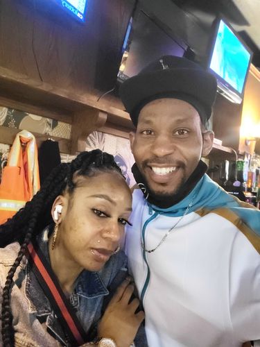 Customer photo review of Shane Stripe Track Jacket White (111-505)