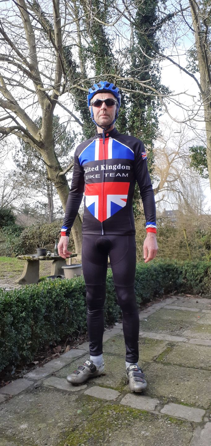 Customer photo review of Pedal Black Bib Pants
