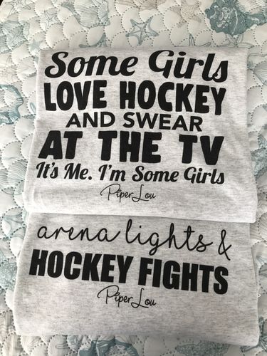 Customer photo review of Arena Lights And Hockey Fights Winter Apparel