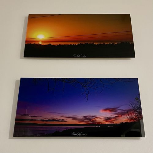Customer photo review of Acrylic Mounting Panel - 30 x 60 cm