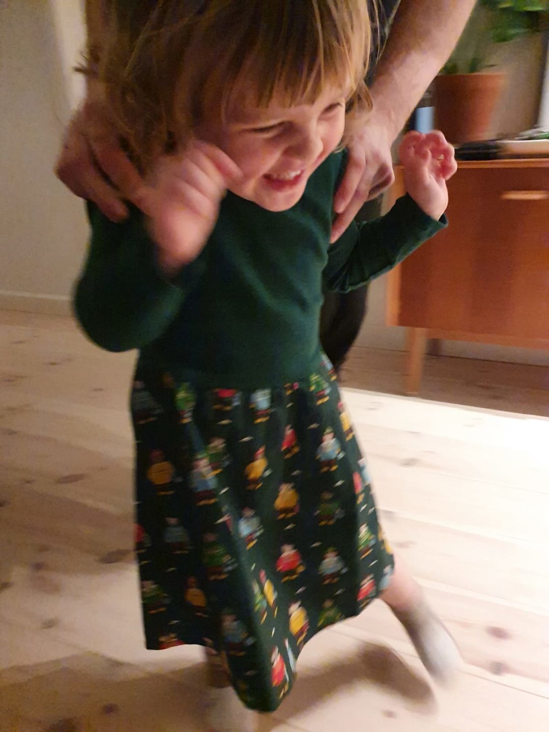 Customer photo review of Nordic Friends Little Twirler Dress