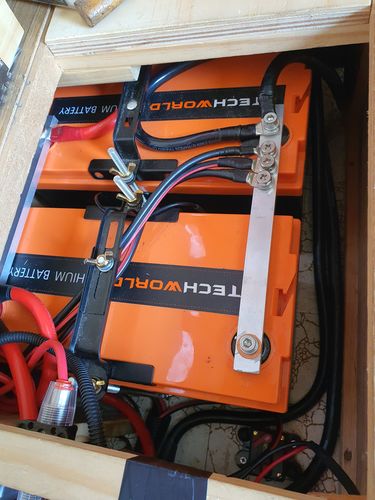 Customer photo review of iTECH120X 12V 120Ah Lithium Ion Battery LiFePO4 Deep Cycle Camping RV Solar