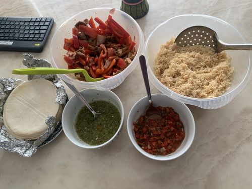 Customer photo review of Boojum Chicken Fajita Meal Kit For 4 People
