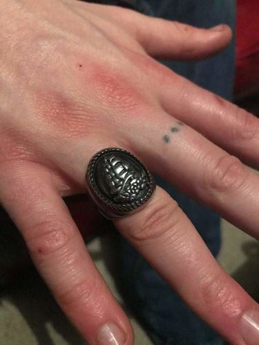 Customer photo review of STEEL SAILOR RING