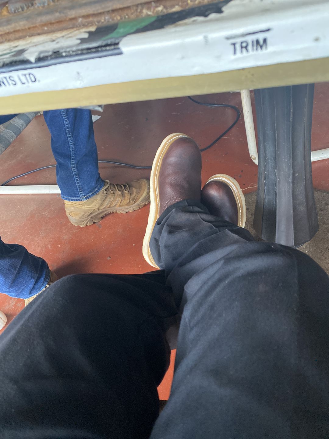 Customer photo review of Irish Setter by Red Wing Men's Ashby Safety Toe Boots 83908
