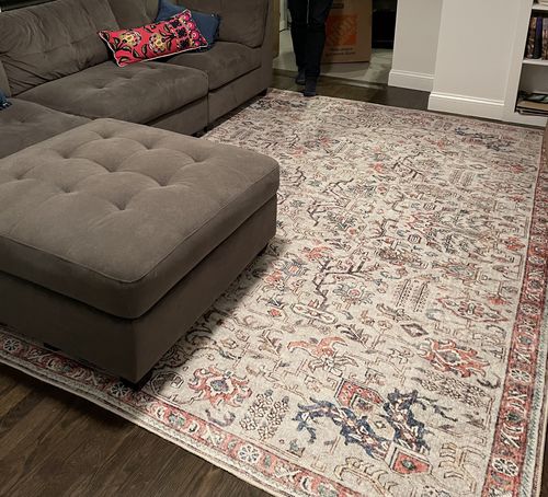 Customer photo review of Vintage Wreath Multi Rug