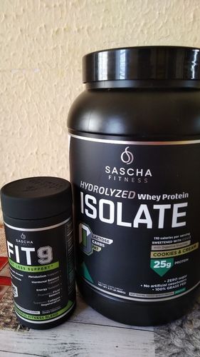Customer photo review of Proteína Sascha Fitness + FIT 9