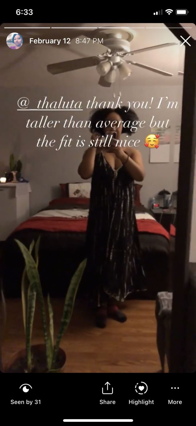 Customer photo review of Flamingo Tie Dye Dress Black
