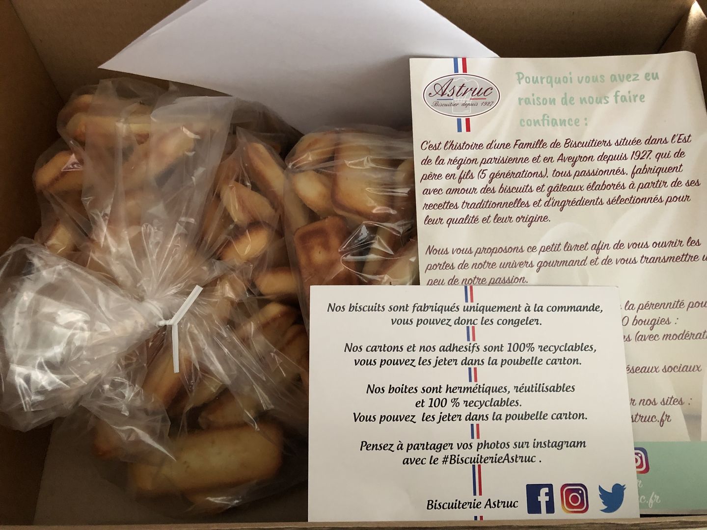 Customer photo review of OFFRE EXCEPTIONNELLE ! Colis vrac Financiers (2Kg)