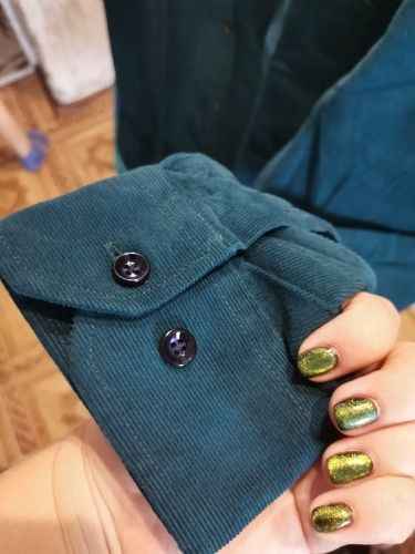 Customer photo review of QUALITY COTTON CORDUROY SHIRTS(BUY 2 GET 10% OFF, BUY3 GET 15% OFF)