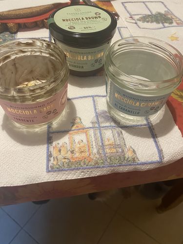 Customer photo review of 3 vasi di Crema di Nocciole Piemonte IGP delle Langhe 200g