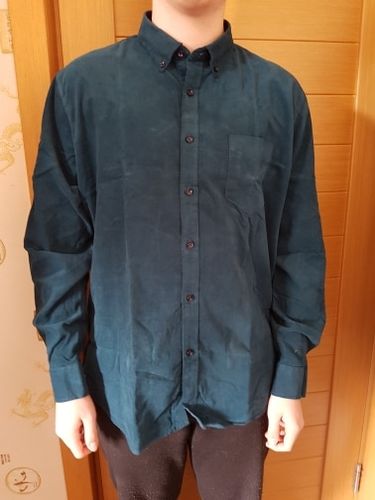 Customer photo review of QUALITY COTTON CORDUROY SHIRTS(BUY 2 GET 10% OFF, BUY3 GET 15% OFF)