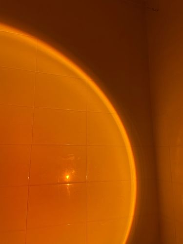 Customer photo review of Vespani Sunset Projector
