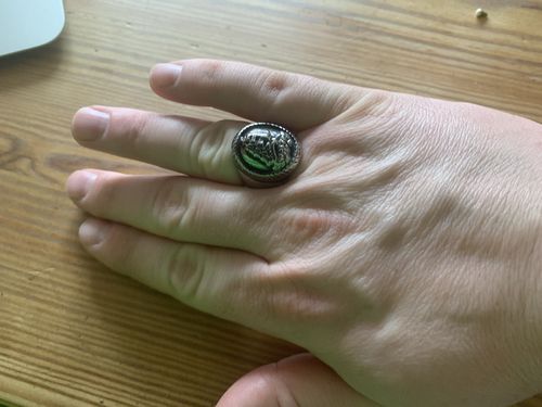 Customer photo review of STEEL SAILOR RING