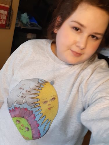 Customer photo review of Nurture Your Soul -- Sweatshirt