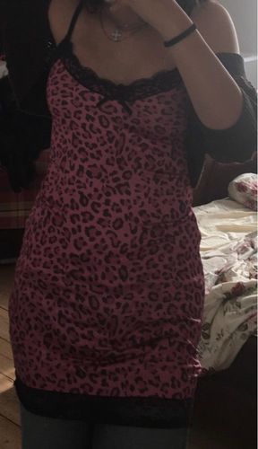 Customer photo review of Cheetah Luv Dress
