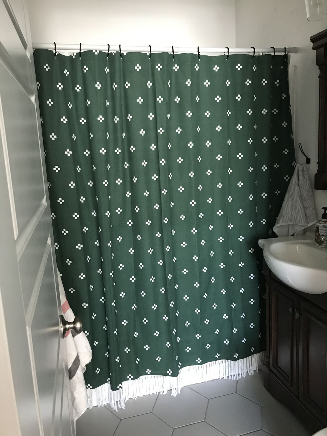 Customer photo review of Faye in Blue - 12x20" | 12x40"
