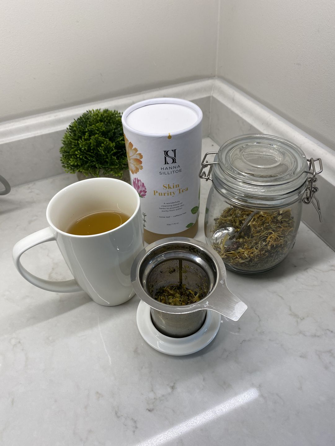 Customer photo review of Skin Purity Tea
