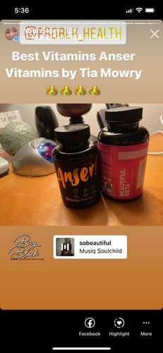 Customer photo review of BEAUTIFUL SISTA / Hair Skin & Nails Advanced Formula  20.04% Off Auto renew (additional discounts don't apply because product is already discounted) (Ships every 45 Days)